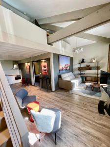 TV a/nebo společenská místnost v ubytování Hotel Estelou