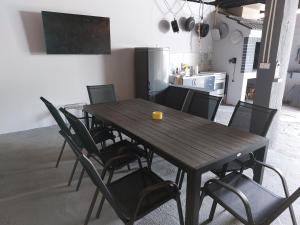Kuchyň nebo kuchyňský kout v ubytování Apartman Alberta