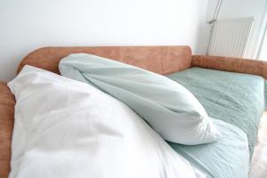 A bed or beds in a room at The Rebel's Temple