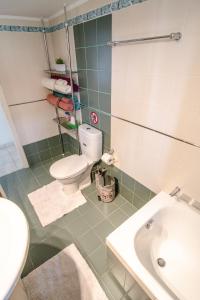 A bathroom at The Rebel's Temple