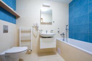 Kúpeľňa v ubytovaní Hotel Slovan