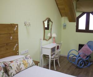 Postel nebo postele na pokoji v ubytování Vente a Babia