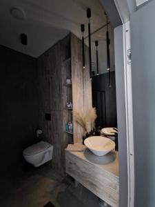 Ένα μπάνιο στο Apartamentai Bangų namai