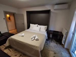 Katil atau katil-katil dalam bilik di da Nonna Bruna - Luxury Rooms