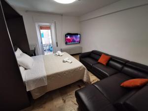 Televisyen dan/atau pusat hiburan di da Nonna Bruna - Luxury Rooms