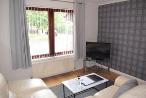 TV i/ili zabavni centar u objektu Kelpies Serviced Apartments- McLaughlan