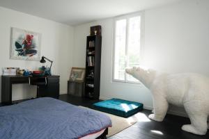 Posteľ alebo postele v izbe v ubytovaní EXIGEHOME-Magnifique Loft à 15 minutes de Paris