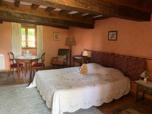 Postel nebo postele na pokoji v ubytování CHAMBRES D' HOTES LA LISON