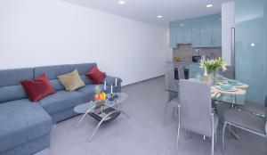 A kitchen or kitchenette at Poris 3 Beachfront Corralejo By Holidays Home
