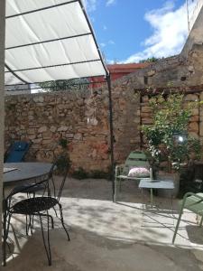 Patio alebo iná vonkajšia časť ubytovania La Maison Du Parc RDC