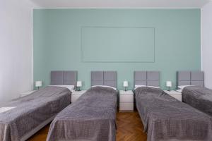 Posteľ alebo postele v izbe v ubytovaní Brzozowa Apartments by Hostly