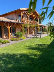 Um jardim em La Cabane du Ferret