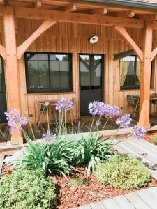 Um jardim em La Cabane du Ferret