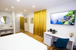 Posteľ alebo postele v izbe v ubytovaní Gold Luxury Room