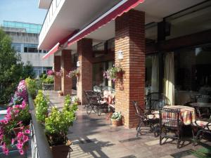 Balkón nebo terasa v ubytování Hotel Alcazar Irun