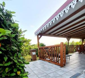 Balkon ili terasa u objektu A l'ombre du goyavier