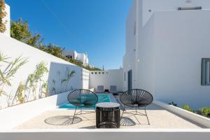 A balcony or terrace at Manesis Suites
