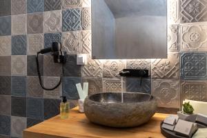 A bathroom at Manesis Suites