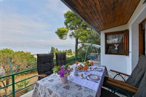 Balkón nebo terasa v ubytování Holiday house with a parking space Postira, Brac - 6052