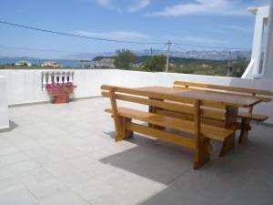 Balkón alebo terasa v ubytovaní Apartments with a parking space Ljubac, Zadar - 6141