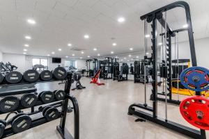 Fitness centrum a/nebo fitness zařízení v ubytování EdenStay