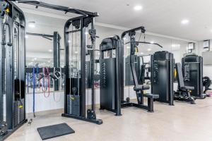 Fitness centrum a/nebo fitness zařízení v ubytování EdenStay