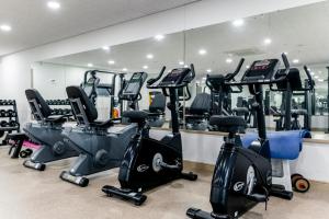 Fitness centrum a/nebo fitness zařízení v ubytování EdenStay