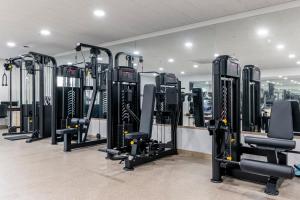 Fitness centrum a/nebo fitness zařízení v ubytování EdenStay