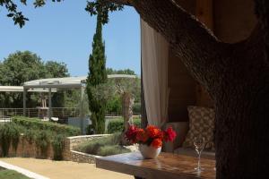 A garden outside Stolidi Mou Treehouse