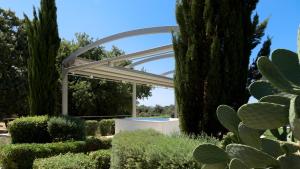 A garden outside Stolidi Mou Treehouse
