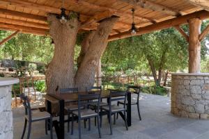 A garden outside Stolidi Mou Treehouse
