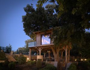 A garden outside Stolidi Mou Treehouse
