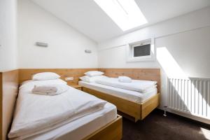 Posteľ alebo postele v izbe v ubytovaní Apartments Tschanun