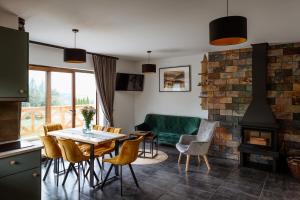 Posezení v ubytování Czorsztyn View Apartamenty