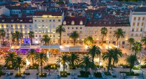 Nespecifikovaný výhled na destinaci Split nebo výhled na město při pohledu z bed and breakfast