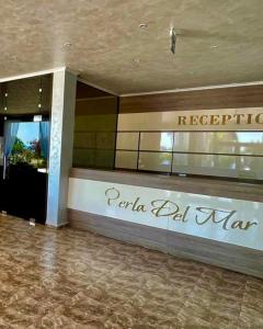 Vestibiulis arba registratūra apgyvendinimo įstaigoje Perla Del Mar Studio PANORAMA First line