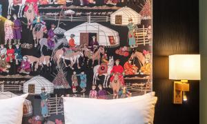Postel nebo postele na pokoji v ubytování Thon Hotel Linne