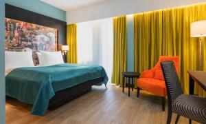 Postel nebo postele na pokoji v ubytování Thon Hotel Linne