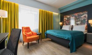 Postel nebo postele na pokoji v ubytování Thon Hotel Linne