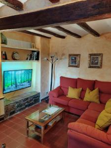 Posezení v ubytování Casa Martí, alojamiento rural con encanto