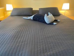 Łóżko lub łóżka w pokoju w obiekcie Apartament u Maliny