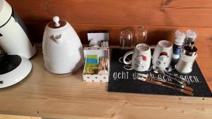 Kaffee-/Teezubehör in der Unterkunft Naturpark Kanone