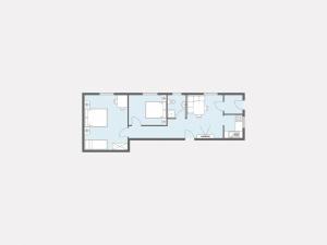Plan piętra w obiekcie Apartment Apart Romantica-3 by Interhome