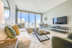 Posezení v ubytování Sophisticated 2BR at 5242 Tower 1 Dubai Marina by Deluxe Holiday Homes