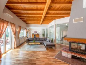 uma sala de estar com um sofá e uma lareira em Villa Adriana by Interhome em Ivanic-Grad