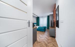 Łóżko lub łóżka w pokoju w obiekcie Ice Apartments