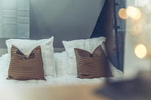 Posteľ alebo postele v izbe v ubytovaní Le loft superbe studio avec stationnement gratuit