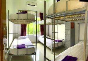 Krevet ili kreveti na kat u jedinici u objektu Phong Nha Amanda 2 Homestay