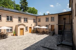 Budynek, w którym mieści się apartament