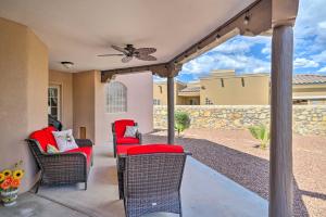 Rustic Las Cruces Escape - 2 Mi to NMSU! 휴식 공간